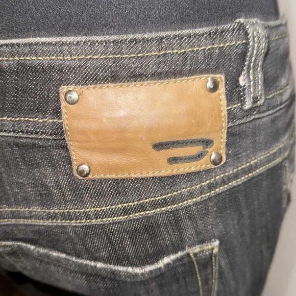 Diesel Boot Cut Stretch Rocket Black Wash Jeans - Picture 6 of 13